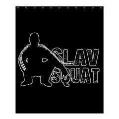 Slav Squat Shower Curtain 60  X 72  (medium)  by Valentinaart