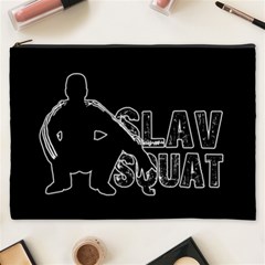 Slav Squat Cosmetic Bag (xxxl)  by Valentinaart