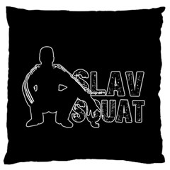 Slav Squat Standard Flano Cushion Case (two Sides) by Valentinaart