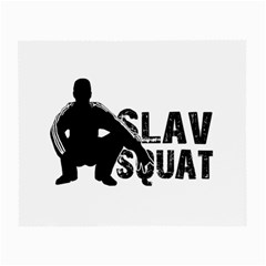 Slav Squat Small Glasses Cloth by Valentinaart