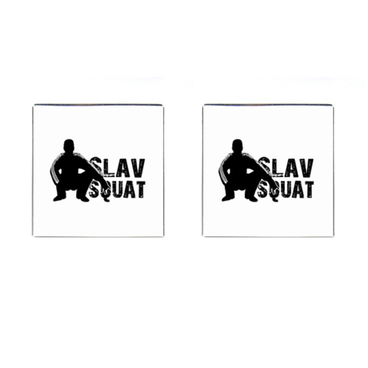 Slav Squat Cufflinks (Square)