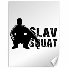 Slav Squat Canvas 12  X 16   by Valentinaart