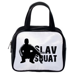 Slav Squat Classic Handbags (one Side) by Valentinaart