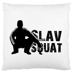 Slav Squat Large Flano Cushion Case (two Sides) by Valentinaart