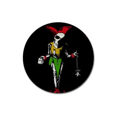 Joker  Magnet 3  (round) by Valentinaart