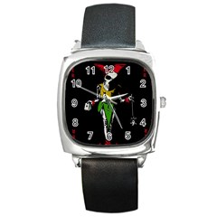 Joker  Square Metal Watch by Valentinaart