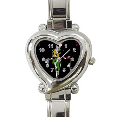 Joker  Heart Italian Charm Watch