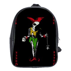 Joker  School Bags(large)  by Valentinaart