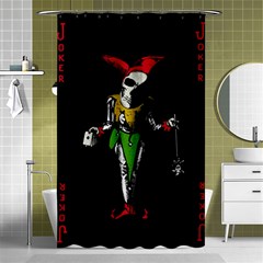 Joker  Shower Curtain 48  X 72  (small)  by Valentinaart