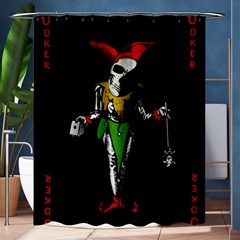 Joker  Shower Curtain 60  X 72  (medium)  by Valentinaart