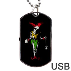 Joker  Dog Tag Usb Flash (two Sides) by Valentinaart