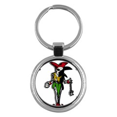 Joker  Key Chains (round)  by Valentinaart