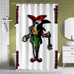 Joker  Shower Curtain 48  X 72  (small)  by Valentinaart