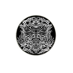 Tattoo Tribal Owl Hat Clip Ball Marker (10 Pack) by Valentinaart