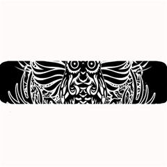 Tattoo Tribal Owl Large Bar Mats by Valentinaart