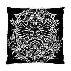 Tattoo Tribal Owl Standard Cushion Case (one Side) by Valentinaart