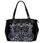 Tattoo tribal owl Office Handbags Front