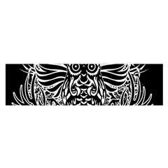 Tattoo Tribal Owl Satin Scarf (oblong) by Valentinaart