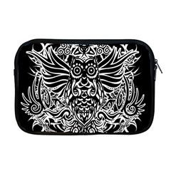 Tattoo Tribal Owl Apple Macbook Pro 17  Zipper Case by Valentinaart