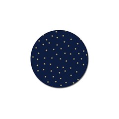 Navy/gold Stars Golf Ball Marker by Colorfulart23