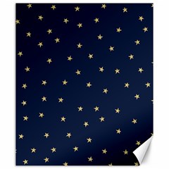 Navy/gold Stars Canvas 20  X 24   by Colorfulart23