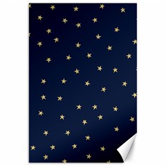 Navy/gold Stars Canvas 20  X 30   by Colorfulart23