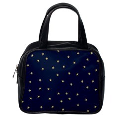 Navy/gold Stars Classic Handbags (one Side) by Colorfulart23