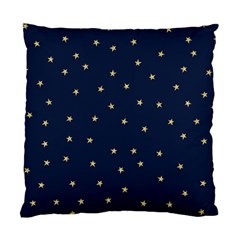 Navy/gold Stars Standard Cushion Case (one Side) by Colorfulart23