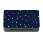 Navy/Gold Stars Memory Card Reader with CF Front