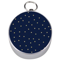 Navy/gold Stars Silver Compasses by Colorfulart23