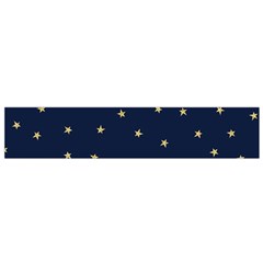 Navy/gold Stars Flano Scarf (small) by Colorfulart23