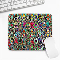 Psychedelic Background Large Mousepads by Colorfulart23