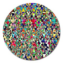 Psychedelic Background Magnet 5  (round)