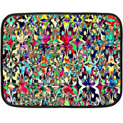 Psychedelic Background Double Sided Fleece Blanket (mini)  by Colorfulart23