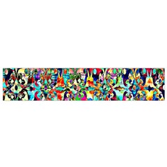 Psychedelic Background Flano Scarf (small) by Colorfulart23