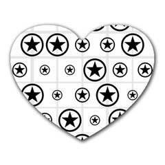 Army Stars Heart Mousepads by linceazul