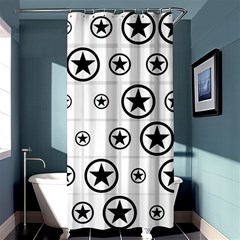 Army Stars Shower Curtain 36  X 72  (stall)  by linceazul