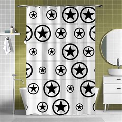 Army Stars Shower Curtain 48  X 72  (small)  by linceazul