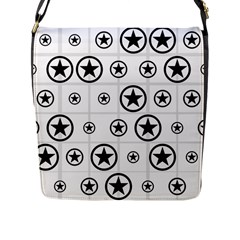 Army Stars Flap Messenger Bag (l)  by linceazul