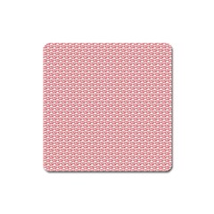 Kisspattern 01 Square Magnet by paulaoliveiradesign