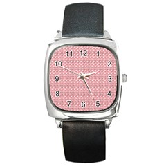 Kisspattern 01 Square Metal Watch by paulaoliveiradesign