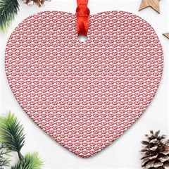 Kisspattern 01 Heart Ornament (two Sides)