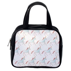 Unicorn Pattern Classic Handbags (one Side)