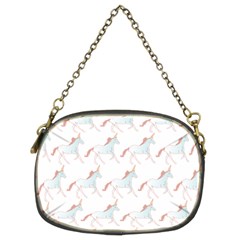 Unicorn Pattern Chain Purses (two Sides)  by paulaoliveiradesign