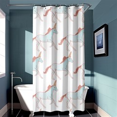 Unicorn Pattern Shower Curtain 36  X 72  (stall) 