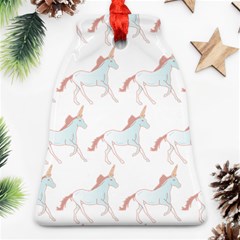 Unicorn Pattern Bell Ornament (two Sides)