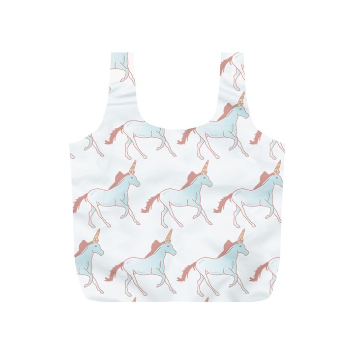 Unicorn Pattern Full Print Recycle Bags (S) 