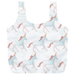 Unicorn Pattern Full Print Recycle Bags (l) 