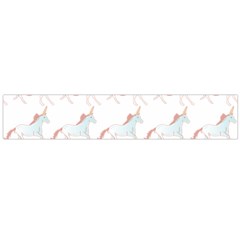 Unicorn Pattern Flano Scarf (large)