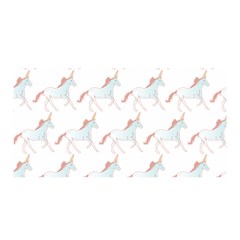 Unicorn Pattern Satin Wrap by paulaoliveiradesign